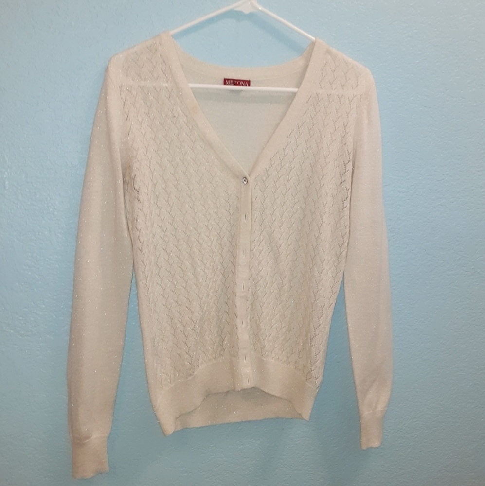 Cardigan throw over